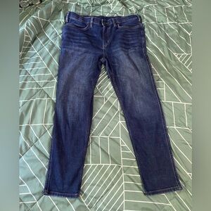 Carhartt Blue Jeans Womens Large 12-14 Regular Rugged Flex Slim Fit High Rise